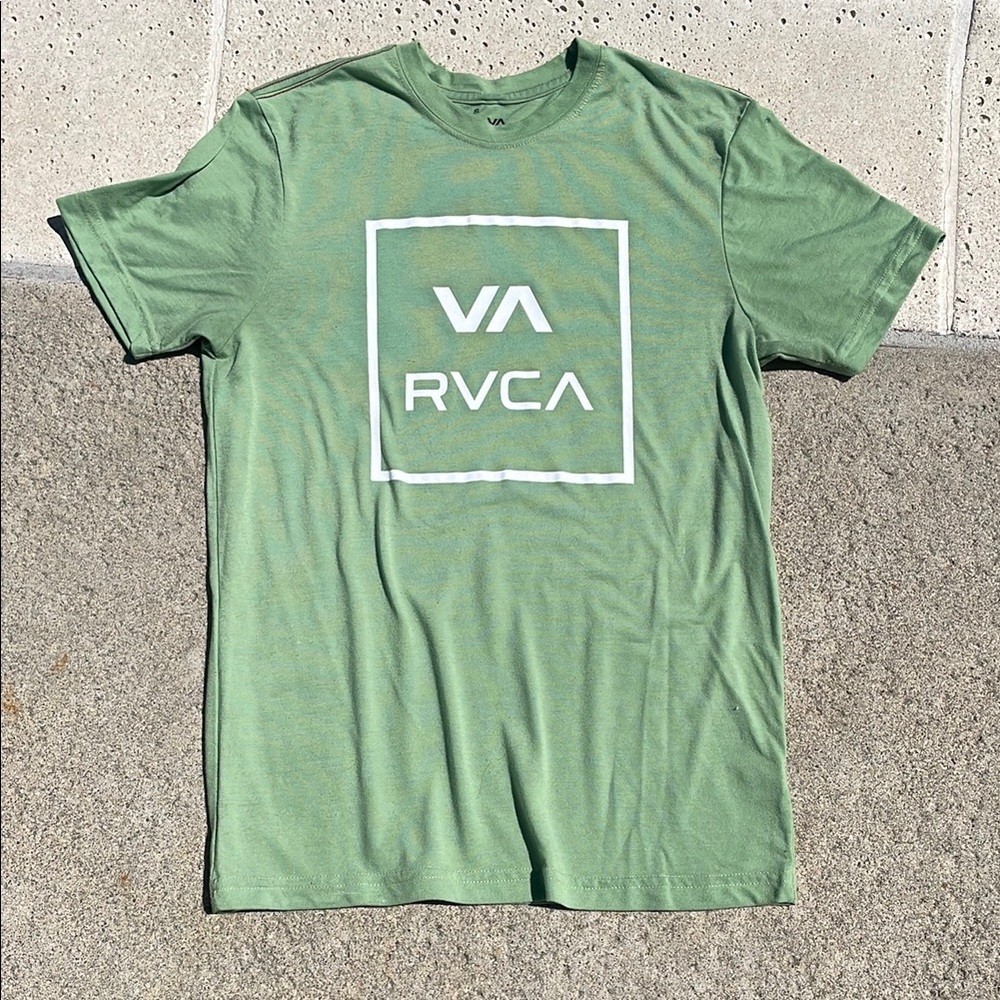 RVCA Green Men's T-Shirt  | Size S
